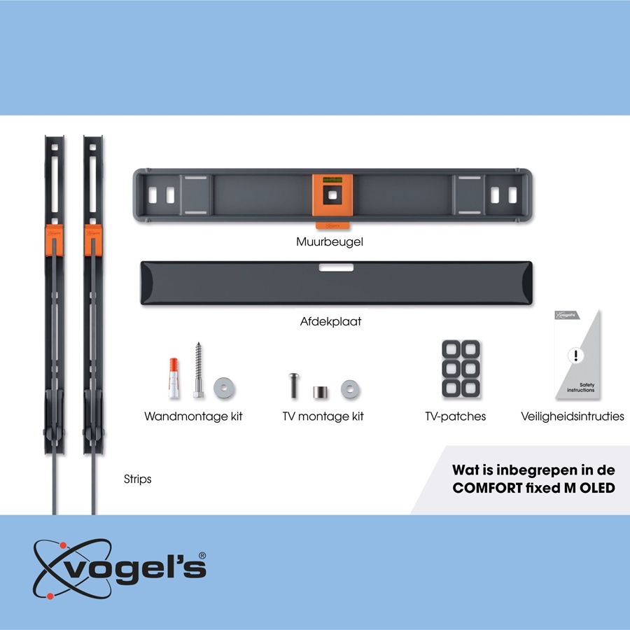 Vogel's COMFORT TVM 3405 SP | Vaste tv-beugel OLED | 32-77  7